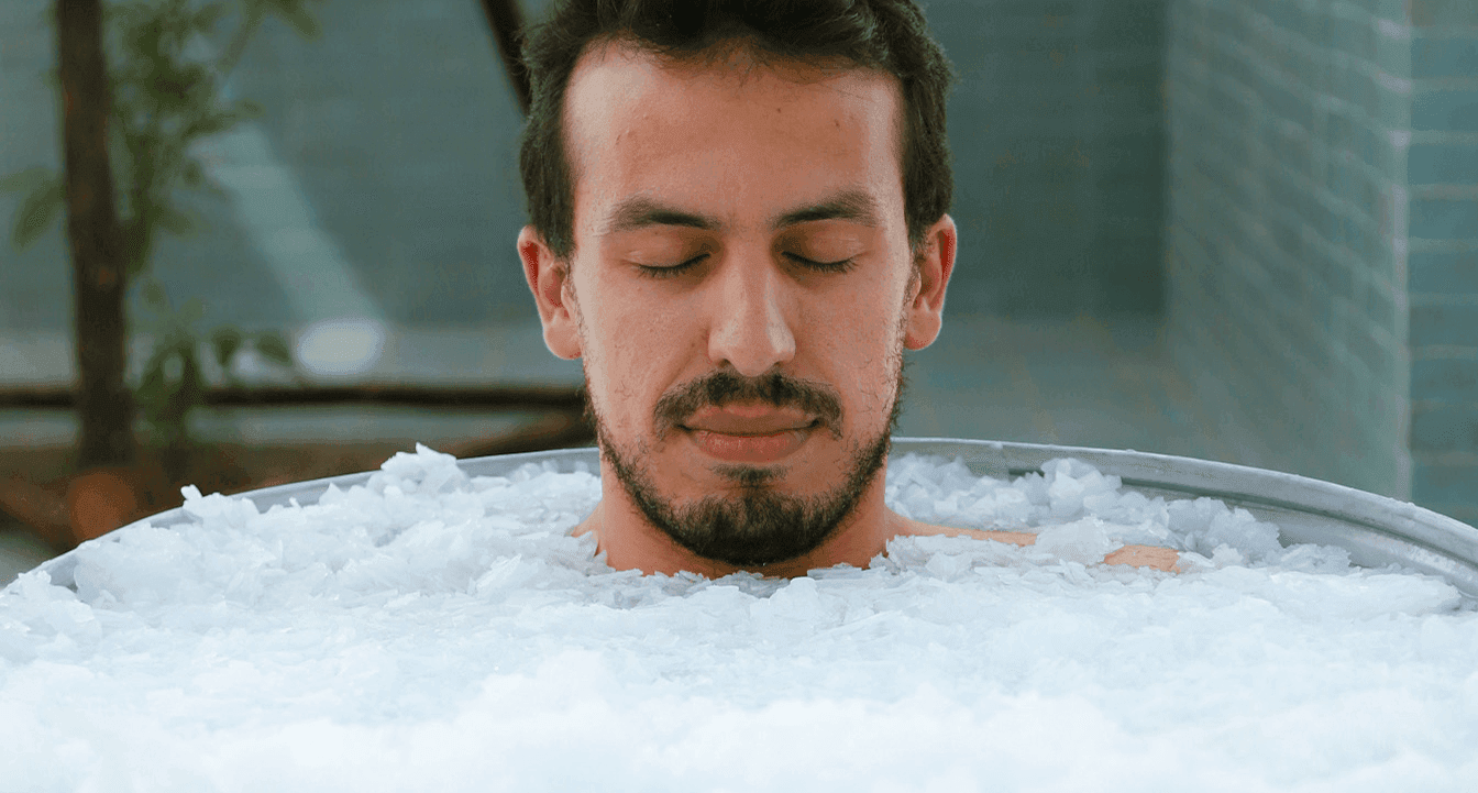 Bain de glace Wim Hof